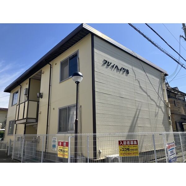 志紀駅より徒歩16分 築37年10ヶ月 2階建の賃貸物件