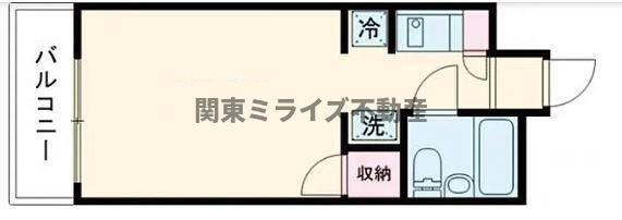 東京都足立区島根1丁目（マンション）の賃貸物件の間取り