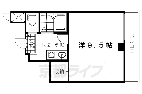 ピュアー紙屋川の間取り