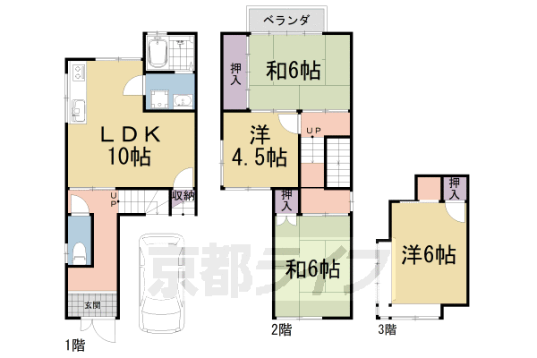 京都市山科区の4ldkの賃貸アパート マンション情報 間取から探す 賃貸スタイル