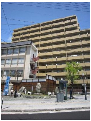 道後温泉駅より徒歩2分 築43年6ヶ月 11階建の賃貸物件