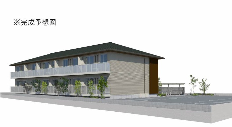 ＪＲ松山駅前駅より徒歩7分 新築 2階建の賃貸物件