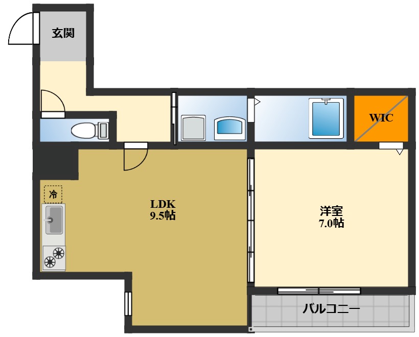 フジパレス堺長曽根町の間取り