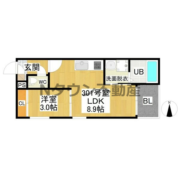 REGALEST名城公園の間取り