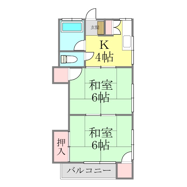 誉荘3号の間取り