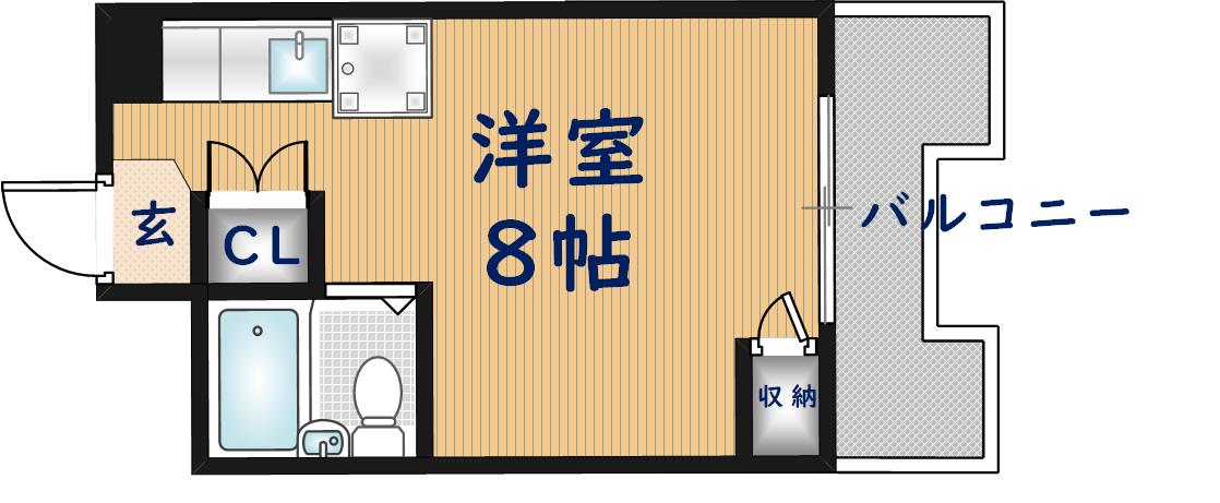スワンハイツの間取り