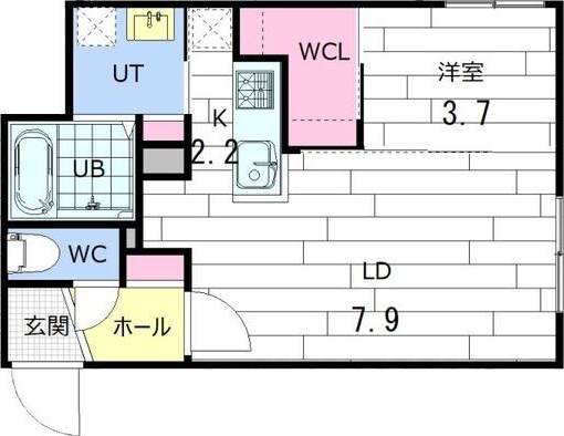 LIISA北大EASTの間取り