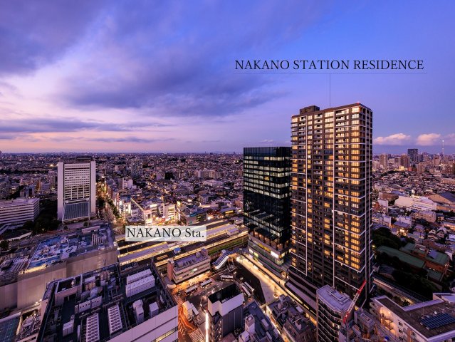 中野駅より徒歩2分 築2年7ヶ月 37階建の賃貸物件