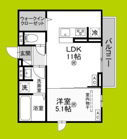 サンハイム横沼の間取り