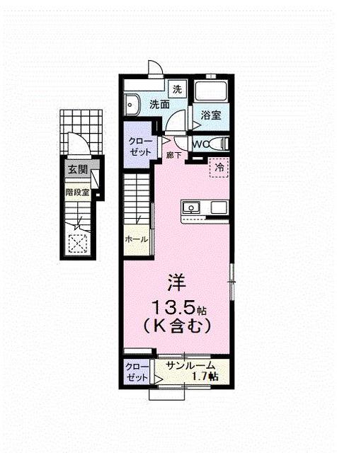 ガーデン　ハウス　イナバ　Ⅱの間取り