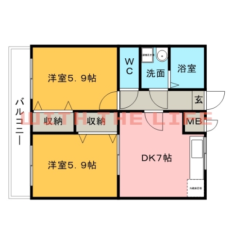 アムールハイツの間取り